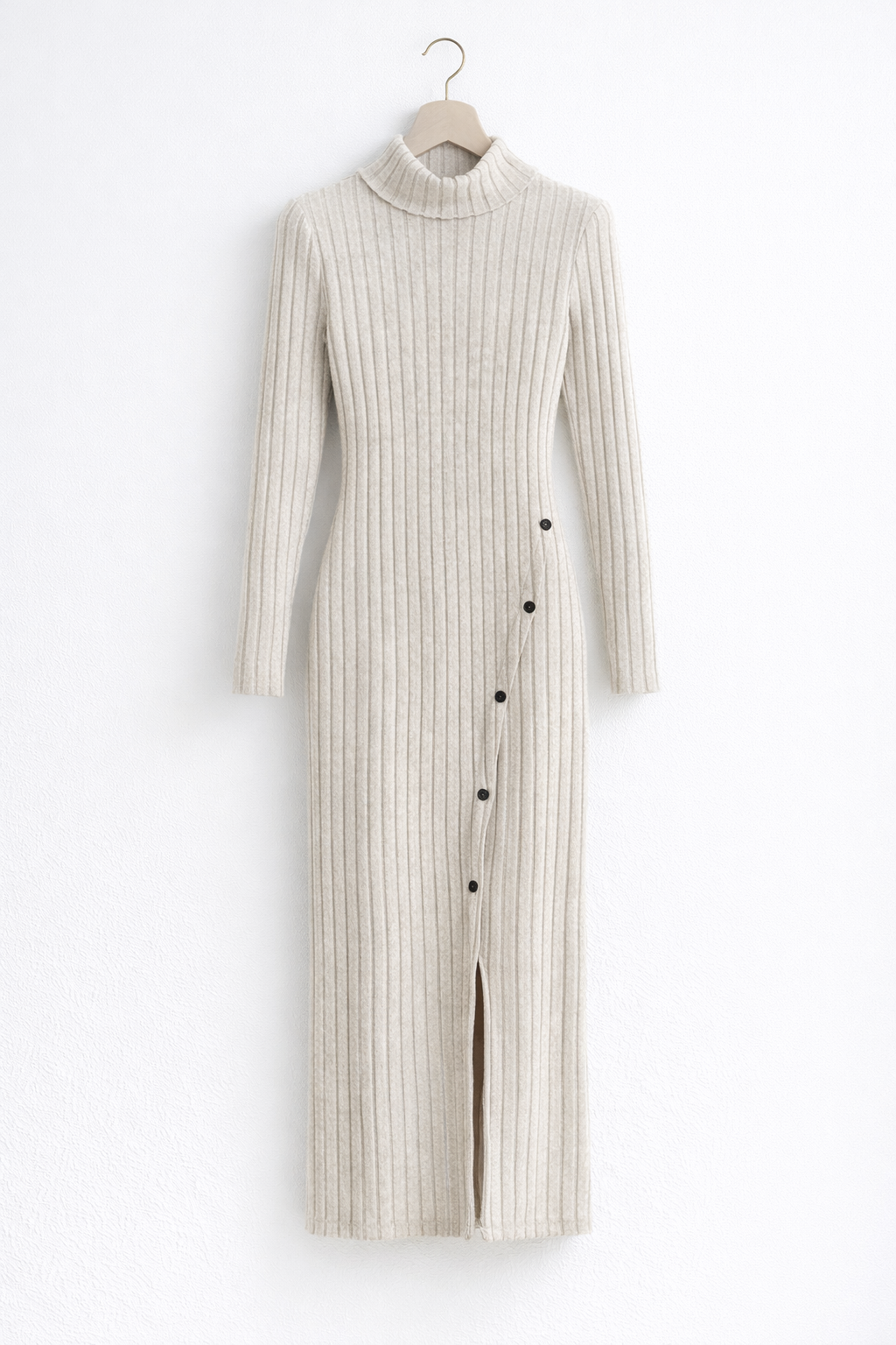 Vestido de Cuello Alto