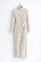 Vestido de Cuello Alto