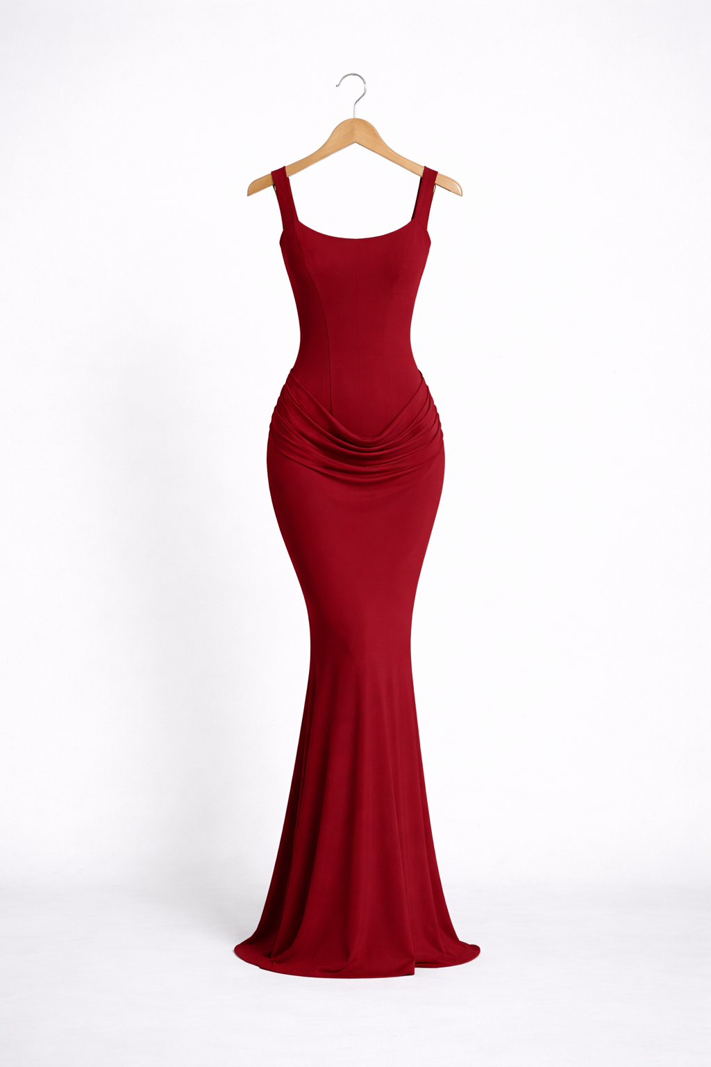 Vestido largo con escote